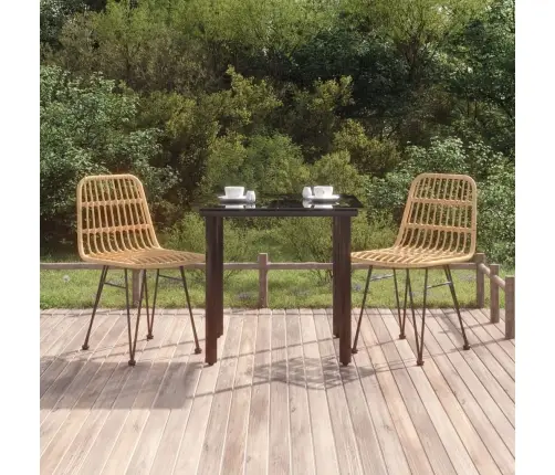 3-Osaline Aiamööbli Komplekt, Polürotang