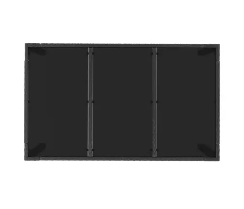 Sodo Komplektas Su Pagalvėlėmis, 5 Dalių, Juodas, Poliratanas