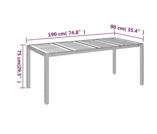 9-Osaline Aiamööbli Komplekt Patjadega, Must, Polürotang