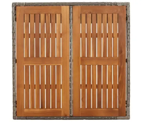 Sodo Komplektas Su Pagalvėlėmis, 5 Dalių, Pilkas, Poliratanas