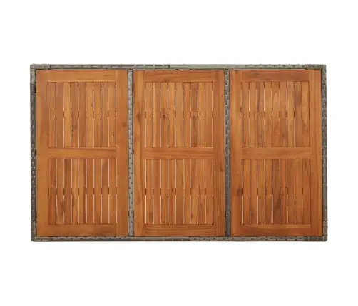 5-Daļīgs Dārza Mēbeļu Komplekts Ar Matračiem, Pe Rotangpalma Vidaxl