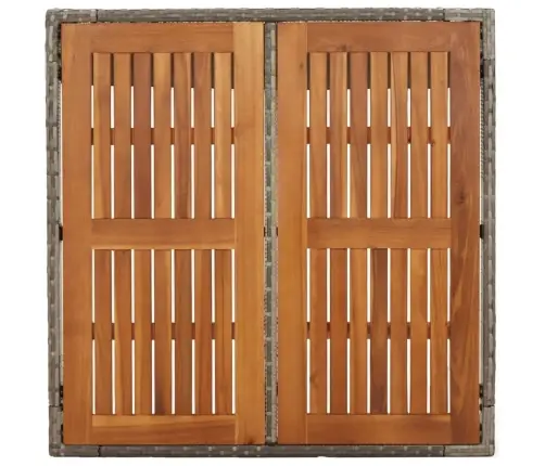 3-Osaline Aiamööbli Komplekt Patjadega, Hall, Polürotang
