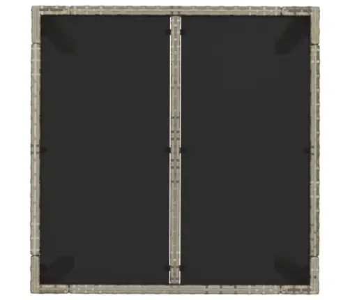 5-Daļīgs Dārza Mēbeļu Komplekts, Matrači, Pelēka Pe Rotangpalma Vidaxl