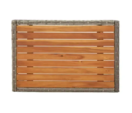 5-Osaline Aiamööbli Komplekt Patjadega, Hall, Polürotang