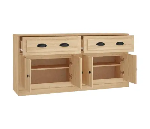 Šoninės Spintelės, 2Vnt., Sonoma Ąžuolo, Apdirbta Mediena Šoninės Spintelės, 2Vnt., Sonoma Ąžuolo, Apdirbta Mediena