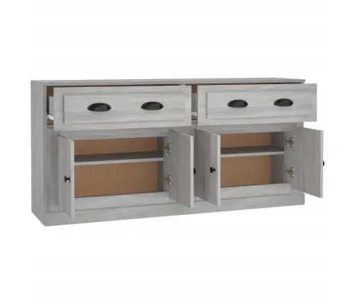 Puhvetkapid 2 Tk, Hall Sonoma Tamm, Tehispuit