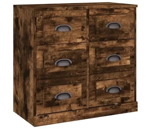 Kumodes, 2 Gab., Ozolkoka Krāsa, Inženierijas Koks Vidaxl