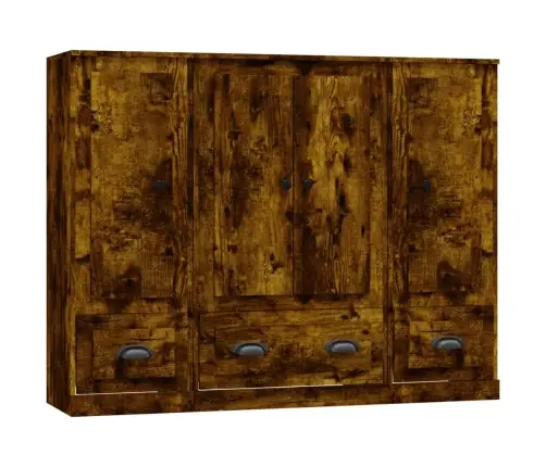 Kõrged Kapid 3 Tk, Suitsutatud Tamm, Tehispuit