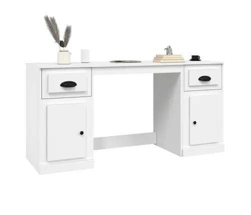 Kapiga Kirjutuslaud, Valge, Tehispuit