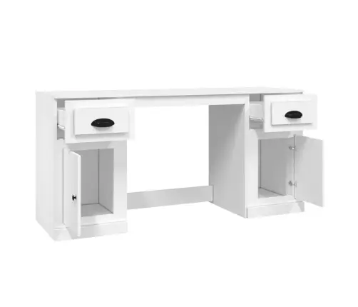 Kapiga Kirjutuslaud, Valge, Tehispuit