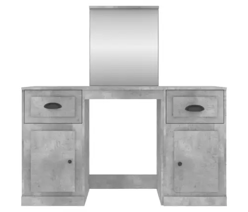 Kosmetinis Staliukas Su Veidrodžiu, Betono, 130X50X132,5Cm