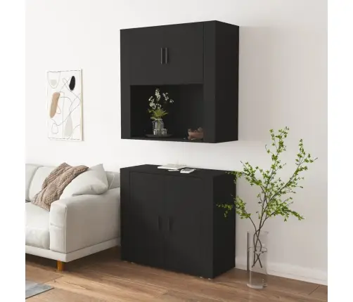 Komoda, Juodos Spalvos, Apdirbta Mediena