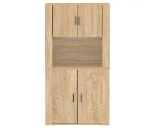 Augstais Skapītis, Ozolkoka Krāsa, Inženierijas Koks Vidaxl