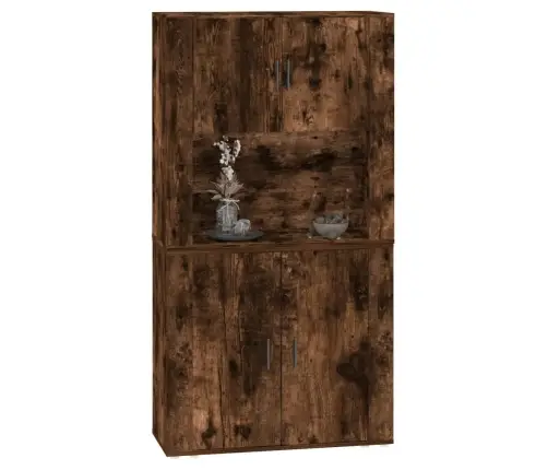 Komoda, Dūminio Ąžuolo Spalvos, Apdirbta Mediena