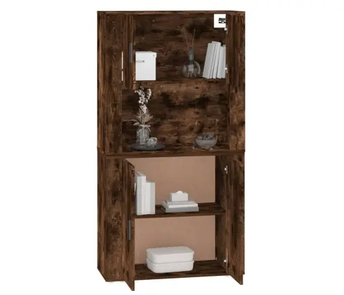 Komoda, Dūminio Ąžuolo Spalvos, Apdirbta Mediena