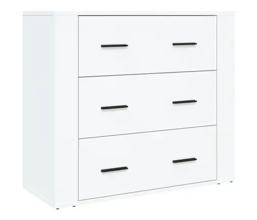 Komoda, Baltos Spalvos, Apdirbta Mediena