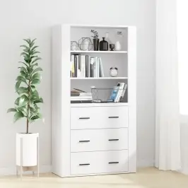 Komoda, Baltos Spalvos, Apdirbta Mediena