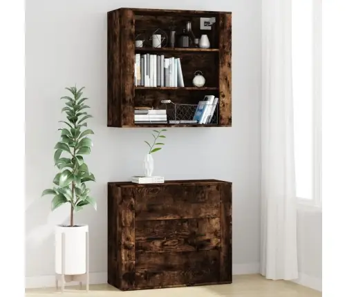 Komoda, Dūminio Ąžuolo Spalvos, Apdirbta Mediena