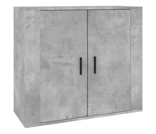 Kumodes, 3 Gab., Betona Pelēkas, Inženierijas Koks Vidaxl