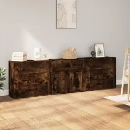 Kumodes, 3 Gab., Ozolkoka Krāsa, Inženierijas Koks Vidaxl