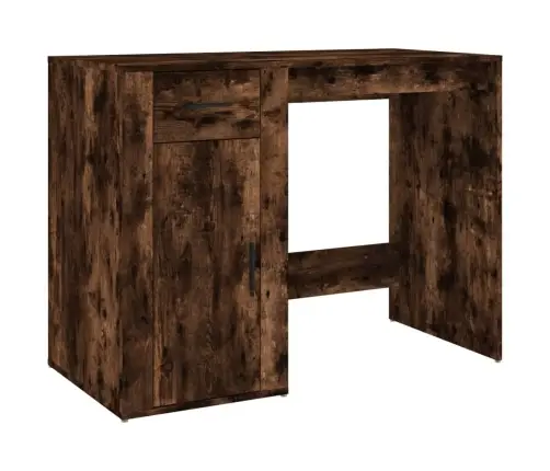 Rakstāmgalds Ar Skapīti, Ozolkoka Krāsa, Inženierijas Koks Vidaxl