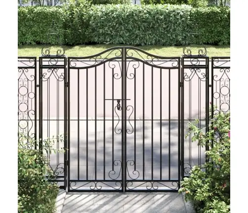 Aiavärav, Must, 121 X 8 X 120 cm Sepistatud Raud