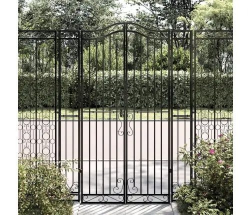 Aiavärav, Must, 121 X 8 X 180 cm Sepistatud Raud