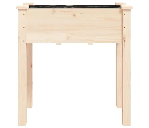 Puķu Kaste Ar Ieliktni, 71X37X76 Cm, Egles Masīvkoks Vidaxl