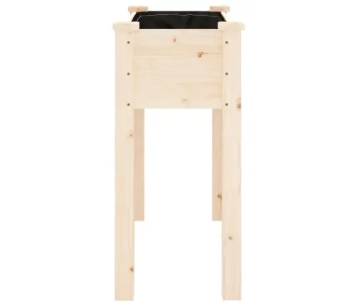 Puķu Kaste Ar Ieliktni, 71X37X76 Cm, Egles Masīvkoks Vidaxl