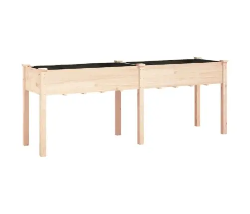 Lovelis Su Įdėklu, 203X53X76cm Eglės Medienos Masyvas