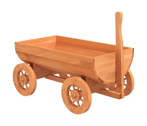 Dekoratīvi Ratiņi, 70X43X54 Cm, Egles Masīvkoks Vidaxl