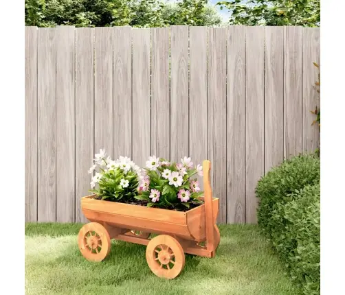 Dekoratīvi Ratiņi, 70X43X54 Cm, Egles Masīvkoks Vidaxl