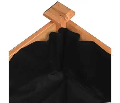 Augstā Puķu Kaste Ar Ieliktni, 120X60X25 Cm, Egles Masīvkoks Vidaxl