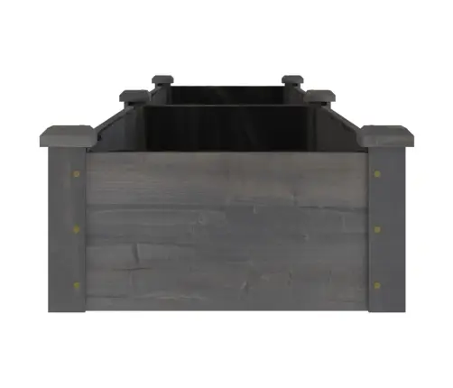 Augstā Puķu Kaste Ar Ieliktni, 240X45X25 Cm, Egles Masīvkoks Vidaxl