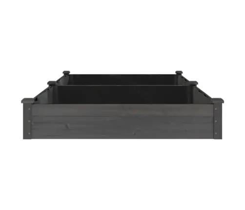 Augstā Puķu Kaste Ar Ieliktni, 240X120X25 Cm, Egles Masīvkoks Vidaxl