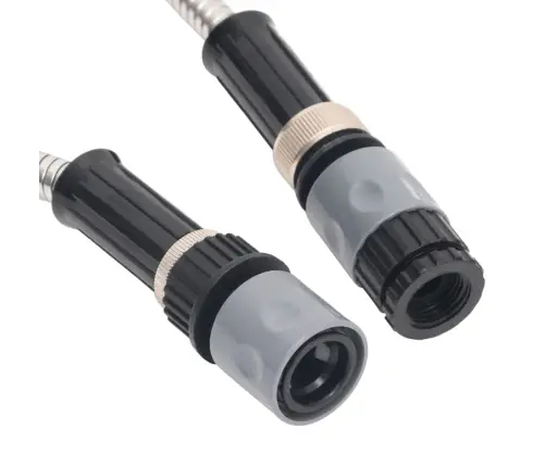 Aiavoolik Pihustusotsakuga, Hõbe, 0,6" 22,5 M, Roostevaba Teras