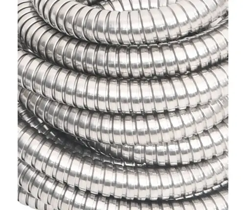 Aiavoolik Pihustusotsakuga, Hõbe, 0,6" 22,5 M, Roostevaba Teras