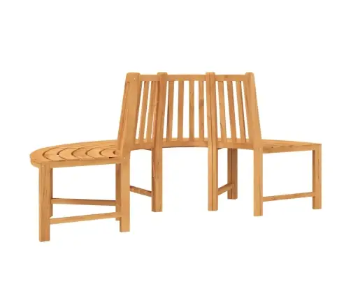 Ap Koku Liekams Sols, Pusapaļš, Ø201 Cm, Masīvs Tīkkoks Vidaxl