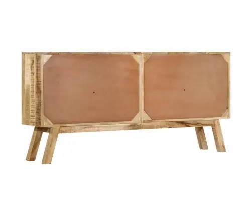 Kumode, 160X30X76 Cm, Mango Masīvkoks, Brūna Ar Melnu  Vidaxl