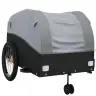 Dviračio Priekaba, Juodos Ir Pilkos Spalvos, 45Kg, Geležis