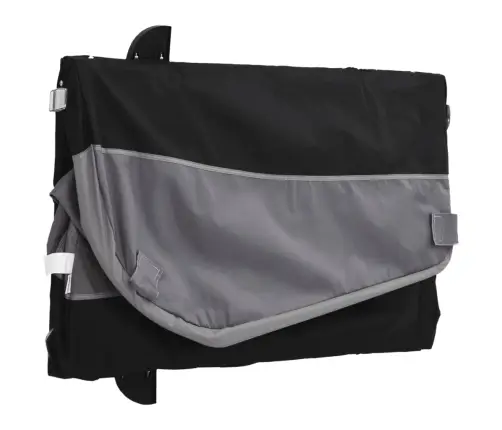 Dviračio Priekaba, Juodos Ir Pilkos Spalvos, 45Kg, Geležis