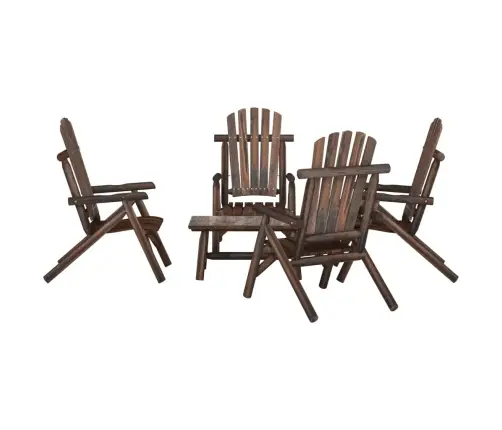 5-Osaline Aiamööbli Komplekt, Kuusepuit