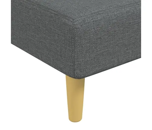 L-Kujuline Diivanvoodi, Tumehall, 279 X 140 X 70 cm Kangas