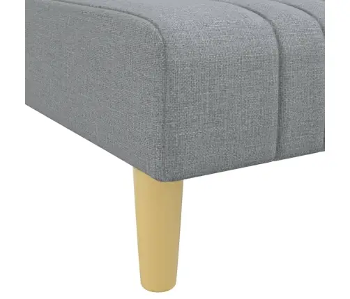 L Formos Sofa-Lova, Šviesiai Pilka, 279X140X70cm Audinys