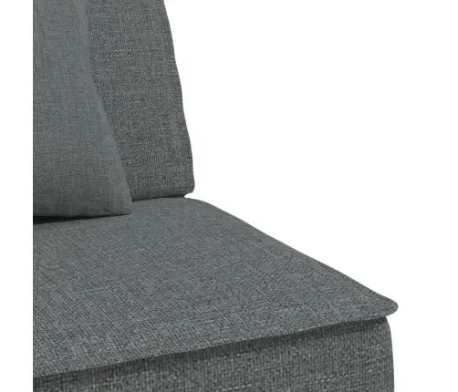 L-Formas Dīvāngulta, Tumši Pelēka, 255X140X70 Cm, Audums Vidaxl L-Formas Dīvāngulta, Tumši Pelēka, 255X140X70 Cm, Audums Vidaxl
