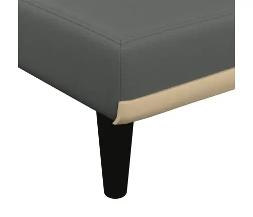 L Formos Sofa-Lova, Tamsiai Pilka, 260X140X70cm Audinys