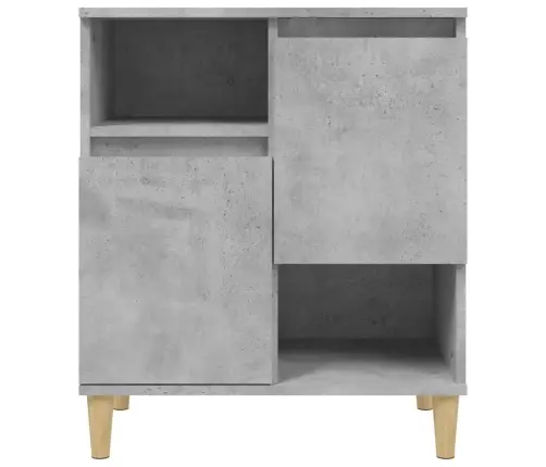 Kumodes, 2 Gab., Betona Pelēkas, 60X35X70 Cm, Inženierijas Koks Vidaxl