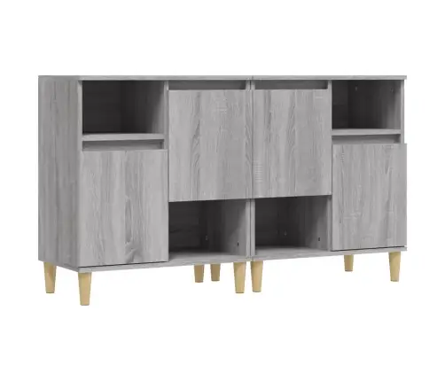 Kumodes, 2 Gab., Pelēkas, 60X35X70 Cm, Inženierijas Koks Vidaxl