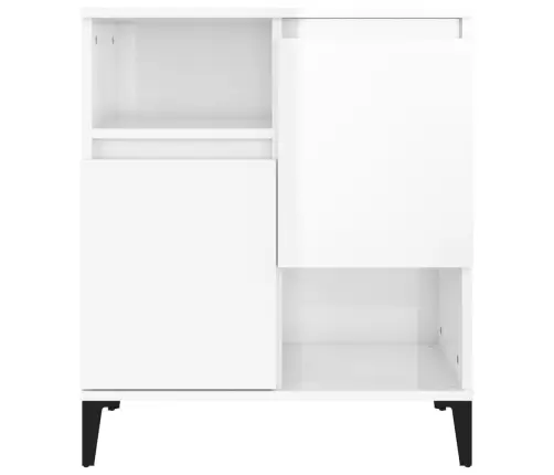 Kumodes, 2 Gab., Spīdīgi Baltas, 60X35X70 Cm, Inženierijas Koks Vidaxl