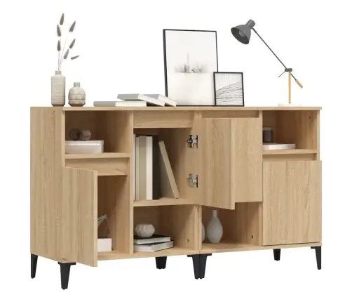 Kumodes, 2 Gab., Ozolkoka Krāsā, 60X35X70 Cm, Inženierijas Koks Vidaxl